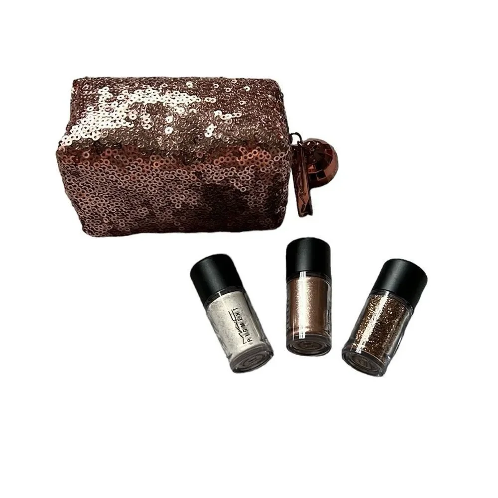 MAC Pigment and Glitter Kit GOLD, NEW